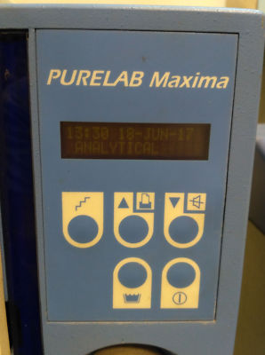 10316 ELGA PURELAB MAXIMA WASSERAUFBEREITUNGSSYSTEM (TEILE) MAXIMA AN