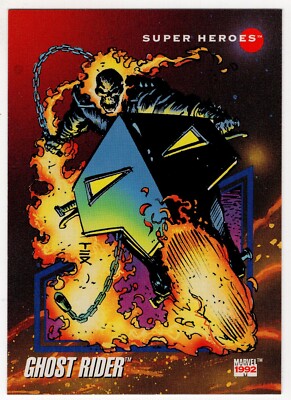 1992 MARVEL UNIVERSE IMPEL SERIES 3 TRADING CARD GHOST RIDER #25