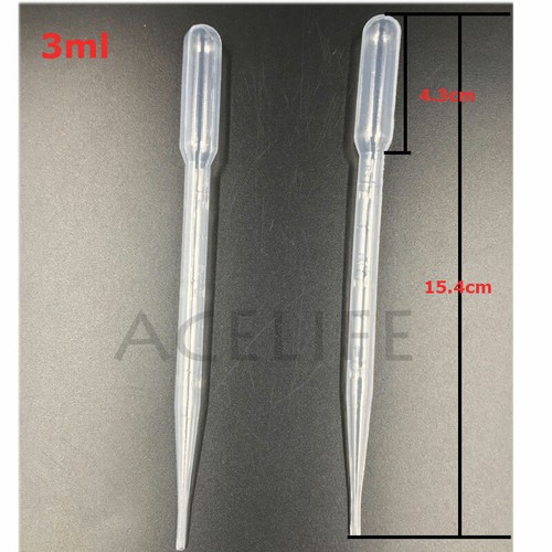 Clear Plastic Pipettes Multible Sizes Dropper Liquid Transfer Oils Perfume UK - Picture 15 of 17