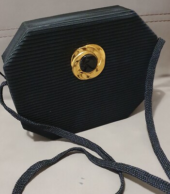 LANVIN Tasche Abendtasche Schwarz Vintage Neuwertig 