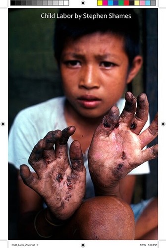 Stephen Shames - CHILD LABOR Zine - 28 pages - 5.5 x 8.5 inches vertical