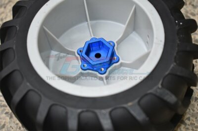 Adattatori Ruota GPM Racing Per Losi LMT, Offset +5mm, Alluminio Nero, LMT010W-BK