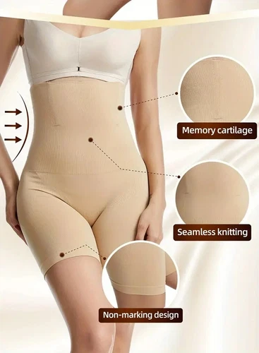 Womens Tummy Control Shapewear High Waisted Body Shaper Shorts Slimming Panties - Picture 9 of 36