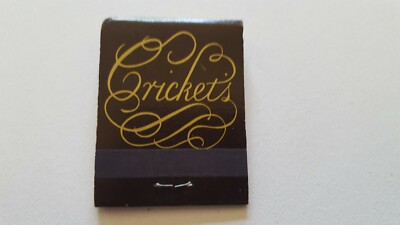 Matchbook Cricket's. South Market Building. Boston Mass   FULL  Z2