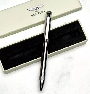 Bentley Silver Ballpoint Pen Collector’s Edition Genuine VIP Dealer Gift Box - Image 1 of 4