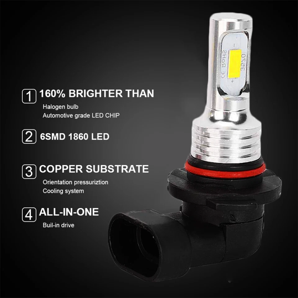 For Acura ILX 2013 2014 2015 - 6PC 6000K Combo LED Headlight+Fog Light Bulbs Kit Foto 3 de 4