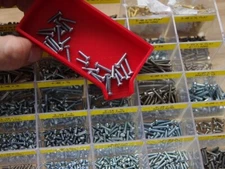 Rectangular Parts Tray FUNNEL Storage Holder Dish Bolts Screws - New - USA Made