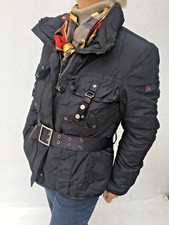 Peuterey Jacket Black Size 12 Uk Quilted Down Vintage Rrp £150