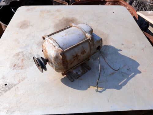 Vintage Westinghouse Explosion Proof 1/4 HP Motor w/ 3" V Belt Pully & Mounting - Picture 2 of 5