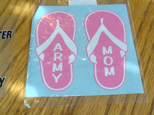 TWO (2) US ARMY MOM STICKERS - Picture 3 of 3