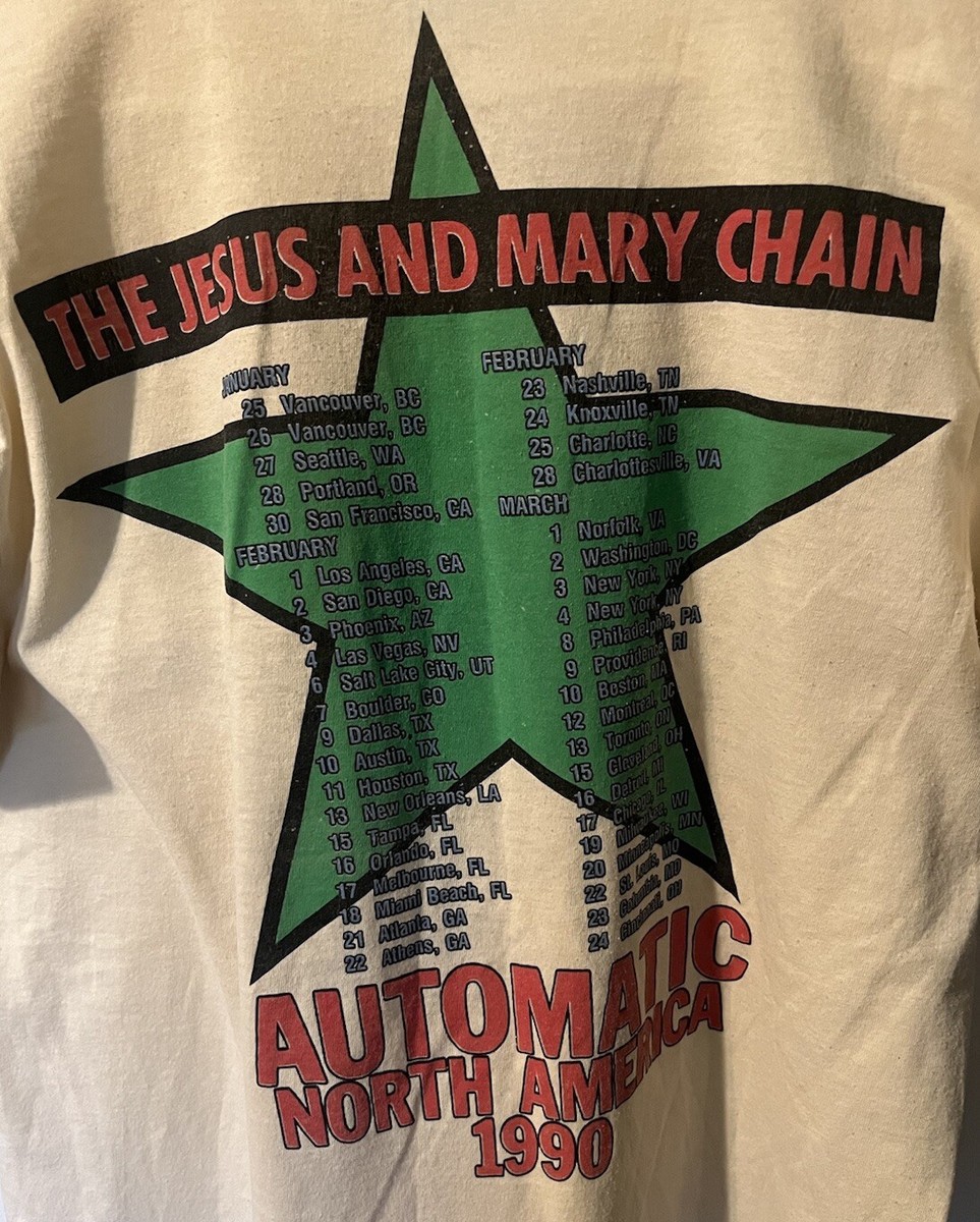 Vintage Jesus And Mary Chain Automatic North America Tour