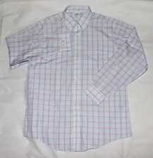 Brooks Brothers 346 Slim Fit Mens Long Sleeve Button Down Shirt Size 16 1/2-4/5