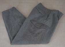 Vtg Cbv Swedish Military Pants Mens Actual 31x28 C 150 3 crown Gray Wool Hunting