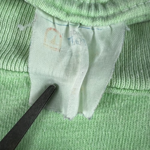 VTG 90s Maryland Terrapins Shirt Medium Green Faded Single Stitch Short Sleeve - Picture 5 of 16