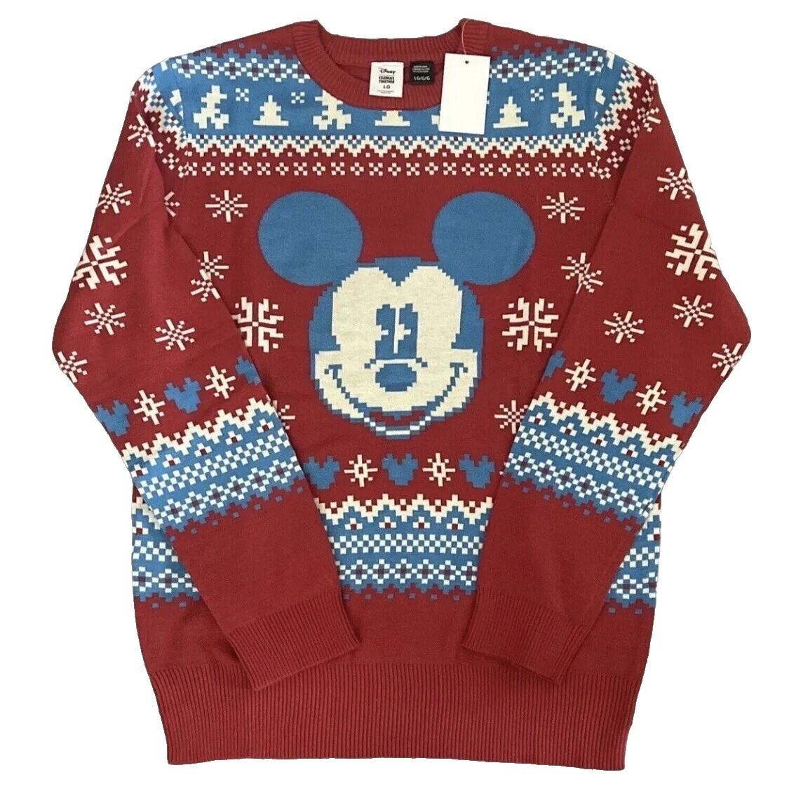 Suéteres Cuello Redondo Navidad Disney para hombres