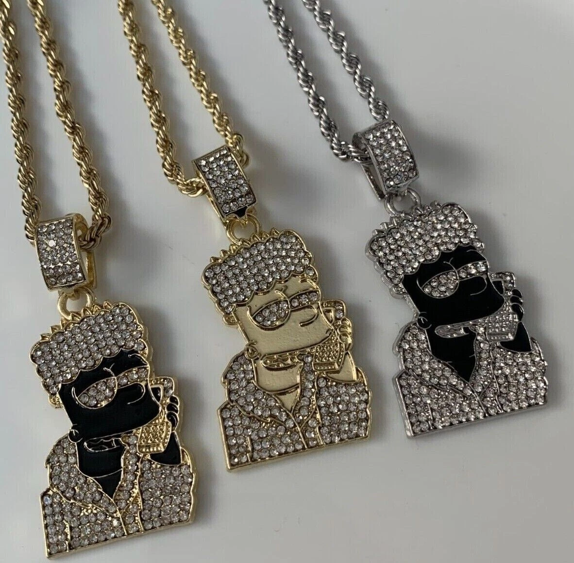 Bart simpson diamond best sale chain