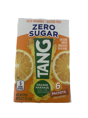 Tang Orange Singles Drink Mix Zero Sugar 3 Boxes (18 Packs) Best