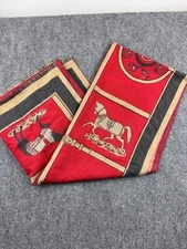 Scarf Pashmina Horse Bit Riding Pink Blue 25x72” SOFT!!