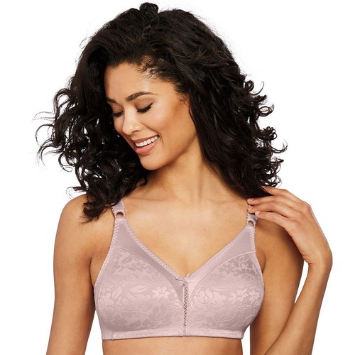 Bali Double Support Spa-Closure Comfort-U Wireles Full-Fig Bra 3372 Gloss Sz.38B