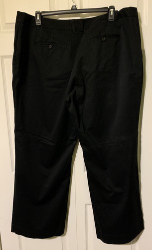 Merona Ultimate Women’s Plus Size 24W Black Slacks Dress Pants Trousers Chino - Picture 6 of 11