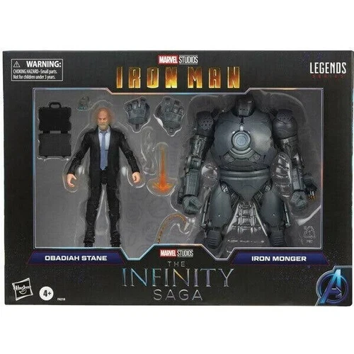 Marvel Legends Obadiah Stane and Iron Monger Iron Man The Infinity Saga