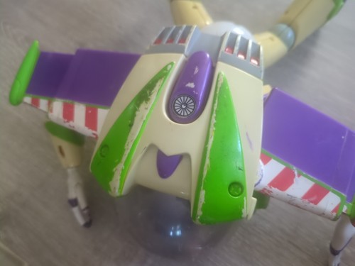 Toy Story BUZZ LIGHTYEAR Anti-Schwerkraft Chrom Thinkway ungetestet 12 Zoll ISTZUSTAND - Bild 21 von 21