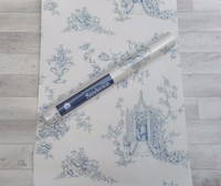 Sanderson Wallpaper 'english Toile' 12 Rolls & Unopened Wr8516/3 Blue/cream Sanderson Wallpaper 'english Toile' 12 Rolls & Unopened Wr8516/3 Blue/cream