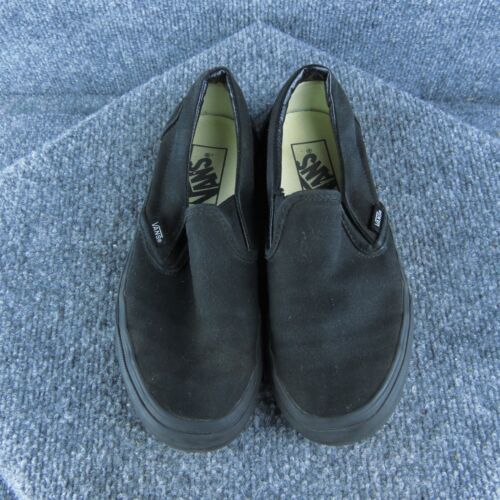 VANS Scarpe Skateboard Donna Slip-On Taglia 6 Medium Nero Tessuto Slip On - Foto 3 di 10