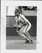 1987 Press Photo Wally Backman, Second Base Baseball Player - sis02010
