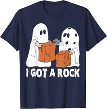 Funny Boo Ghost Scary I Got A Rock Halloween Unisex T-Shirt