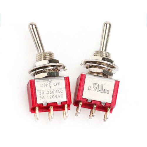 3/6/9/12 Pin Latching Toggle Switch SPDT PS/MTS Double Throw ON-On On-Off-On - Picture 16 of 31