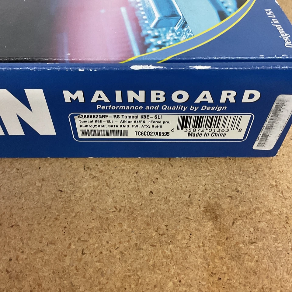 Brand New Tyan Tomcat K8E-SLI S2866 P/N: S2866A2NRF-RS (SLI support) - Image 2 of 3