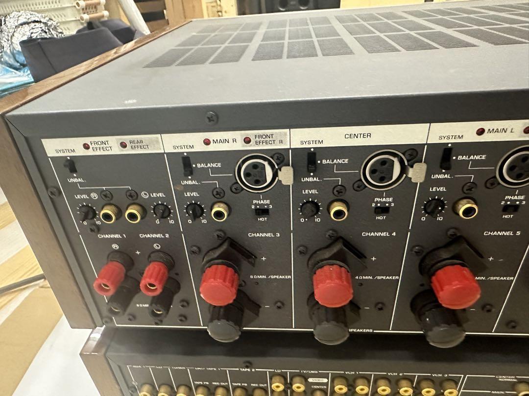 Electricity OK] Power amplifier AVC-3000 DSP/AVM-3000 From Japan