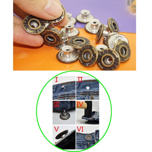50pcs Replacement suspender buttons For 