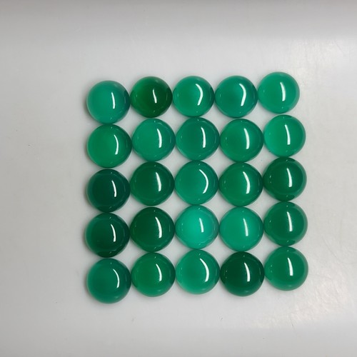 Green Onyx 3mm 4mm 5mm 6mm 7mm 8mm 9mm 10mm 12mm 14mm Round Cabochons - Picture 25 of 39