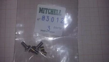 3 Pick Up Arm Screws 300A 400 & Other Mitchell Bail Screw Reel Part 83012