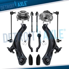 Front Lower Control Arms Wheel Bearing Hub Kit for 2008-2013 Nissan Rogue Select