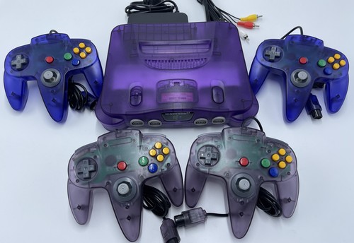 Choose CUSTOM COLOR Nintendo 64 Console + Up to 4 Controllers + Cords! N64! WOW - Picture 14 of 16
