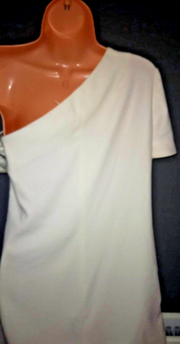 Viktor & Rolf White Ivory Stunning One Shoulder Women's Bow Dress Size S - Picture 6 of 7