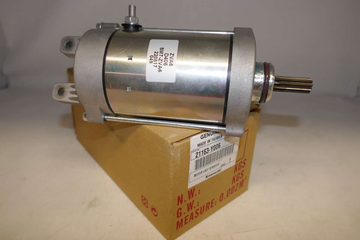 OEM Kawasaki Starter Motor 21163-Y006 Mule Pro MX 2019-2023 KAF700