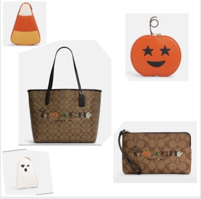 【Coach】 コインケース Halloween 在庫確認下さい NWT 5 PIECE COACH HALLOWEEN SET PURSE WRISTLET COIN PURSES