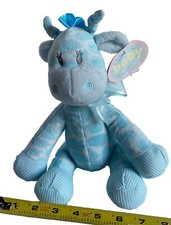 First  Main Jingles Blue Giraffe Baby Plush Stuffed Animal Rattle Toy 9" Gift