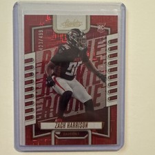 2023 Absolute Red Squares #180 Zach Harrison /499