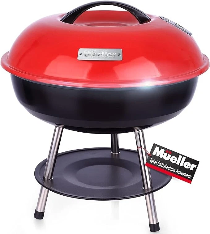 Mueller BBQ Buddy, 14-Inch Portable Charcoal Grill