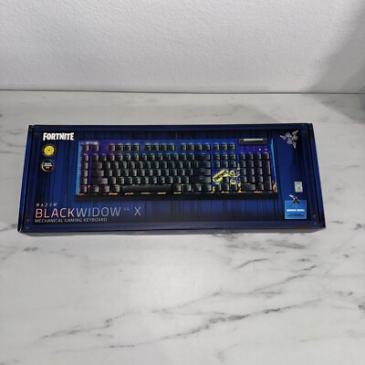Razer Blackwidow V4 Pro Fornite Collab
