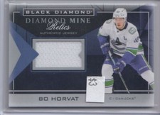2021-22 Upper Deck Black Diamond Mine Relics Bo Horvat Vancouver Canucks #DMR-BH