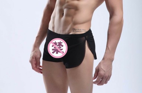 ZONBAILON Ropa Interior para Hombre Sexy Perspectiva Malla Alta Ranura Corta Boxer Genial Verano - Imagen 9 de 16