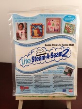 Warm Company Steam A Seam 2 Lite Fusible Web 9" x 12" Pkg of 5 Sheets