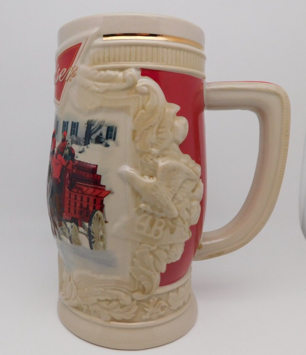 陶芸 2014 BUDWEISER HOLIDAY STEIN Amazon.com | Budweiser 2014 Holiday Stein: Beer Mugs & Steins