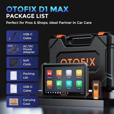 OTOFIX D1 MAX2 Automotive Diagnostic Scan Tool, Bi-Directional Scanner